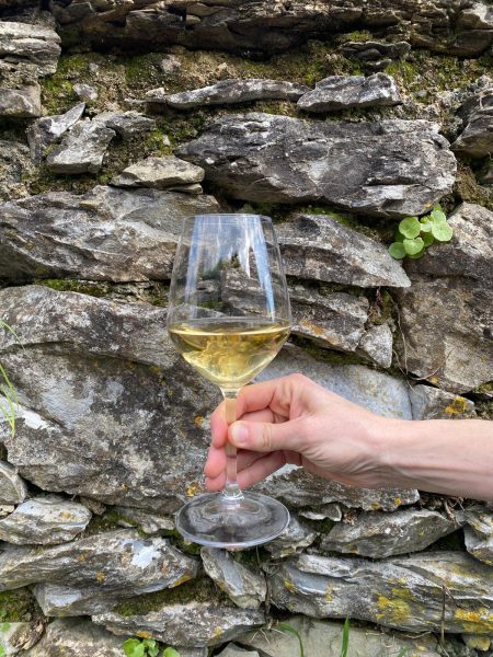 Chinon - Domain de lR - Bicchiere è uno chenin blanc della valle della Loira