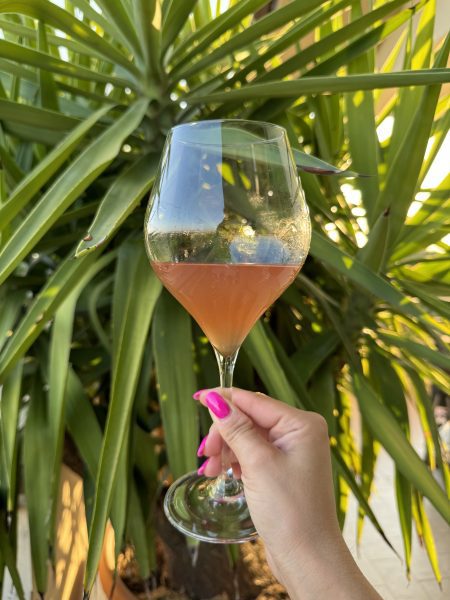 foto bicchiere pink bird