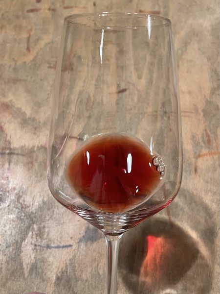 Colore del vino da uva Vespolina